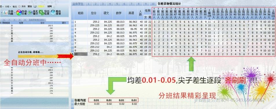 jfb阳光分班系统